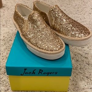 Jack Rogers Tucker Glitter Slip Ons